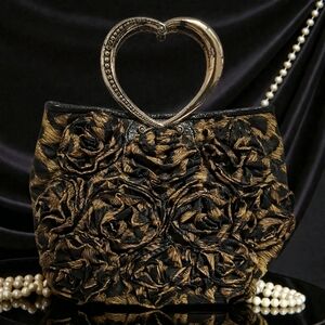 Brighton Kimbell Leopard Print Rosette Bag